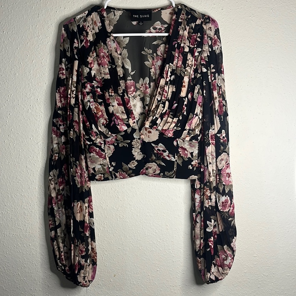 Floral so crop top